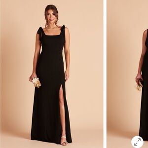 Birdy Grey Black Maxi Dress with Slit